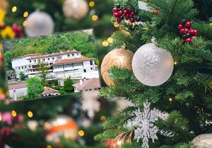 Коледа в хотел Мелник, гр.Мелник! 2 или 3 нощувки на човек със закуски, традиционна постна вечеря и празнична вечеря с DJ + релакс пакет