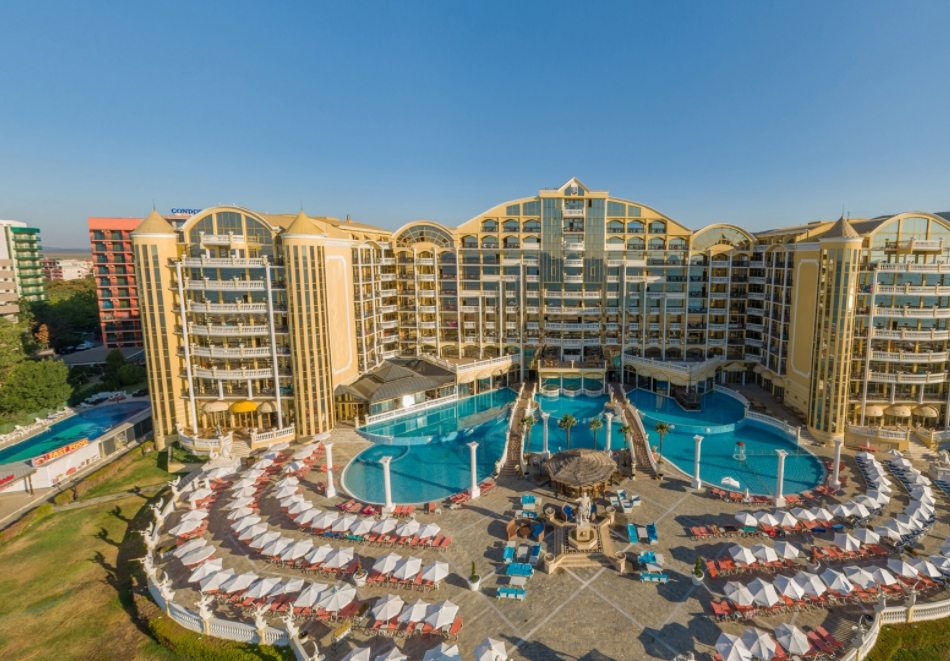 На първа линия в Слънчев Бряг! Нощувка на човек на база All Inclusive в хотел Империал Палас 5*****. Дете до 12г - БЕЗПЛАТНО!!!