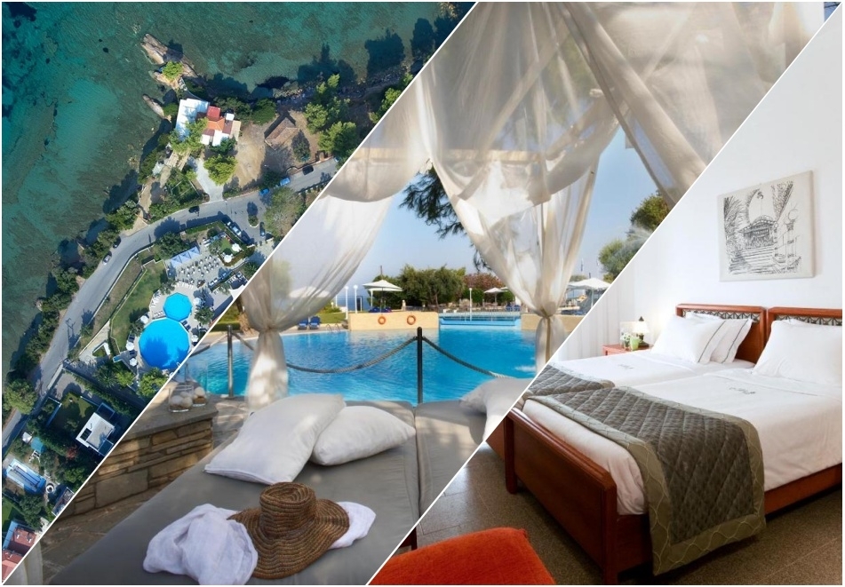 Почивка в Acrotel Elea Beach 4*, Ситония, Гърция! 3+ нощувки на човек със закуски и вечери + басейн. Дете до 11.99г. БЕЗПЛАТНО!