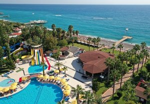 Почивка в хотел PERRE DELTA RESORT & SPA 5* Алания, Турция! Автобусен транспорт + 7 нощувки на човек на база Ultra All Inclusive + басейни и водни пързалки. Дете до 11.99 г. БЕЗПЛАТНО!