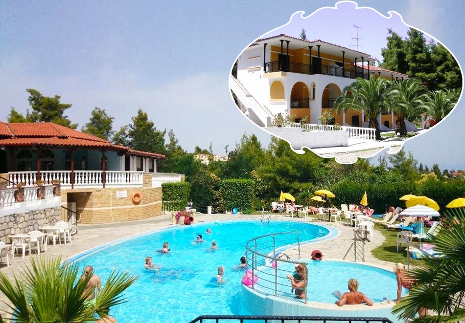 15.08 - 30.09 в Kassandra Bay Hotel, Криопиги, Гърция! 3+ нощувки на човек със закуски и вечери + басейн в Халкидики!