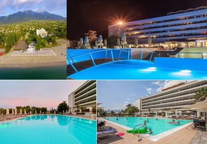 Ранни записвания в хотел Olympian Bay 4*, Лептокария, Гърция! Нощувка на човек на база All Inclusive + басейни. Дете до 11.99г. БЕЗПЛАТНО!