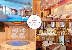 Почивка в Хисаря ! 3=4 нощувки на човек със закуски + басейн с минерална вода и релакс център в хотел клуб Централ****. Дете до 11.99г. БЕЗПЛАТНО!