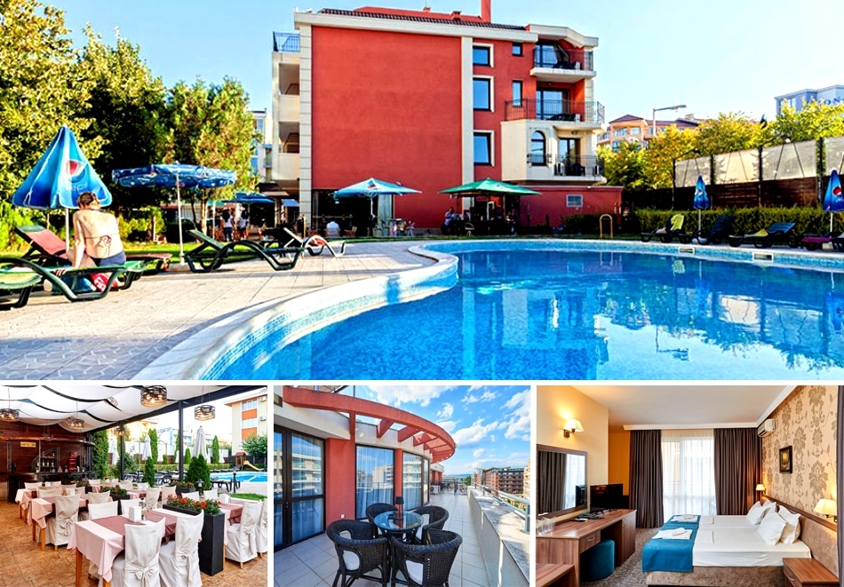 Нощувка на човек на база All Inclusive + външен басейн с детска част и анимация от Хотел Форум****, Слънчев бряг