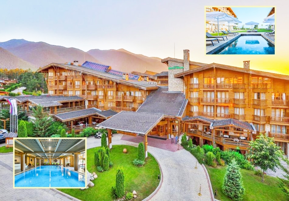 01.05-06.05 в Разлог! 3 нощувки за двама на база All inclusive, богата празнична програма и голф урок + 4 басейна и спа зона в Пирин Голф Хотел & СПА 5*