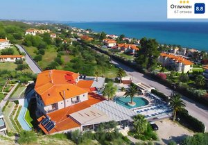 Лято 2025 в хотел Anna Maria Paradise***, Пефкохори, Гърция! Нощувка за ДВАМА със закуска и вечеря + басейн