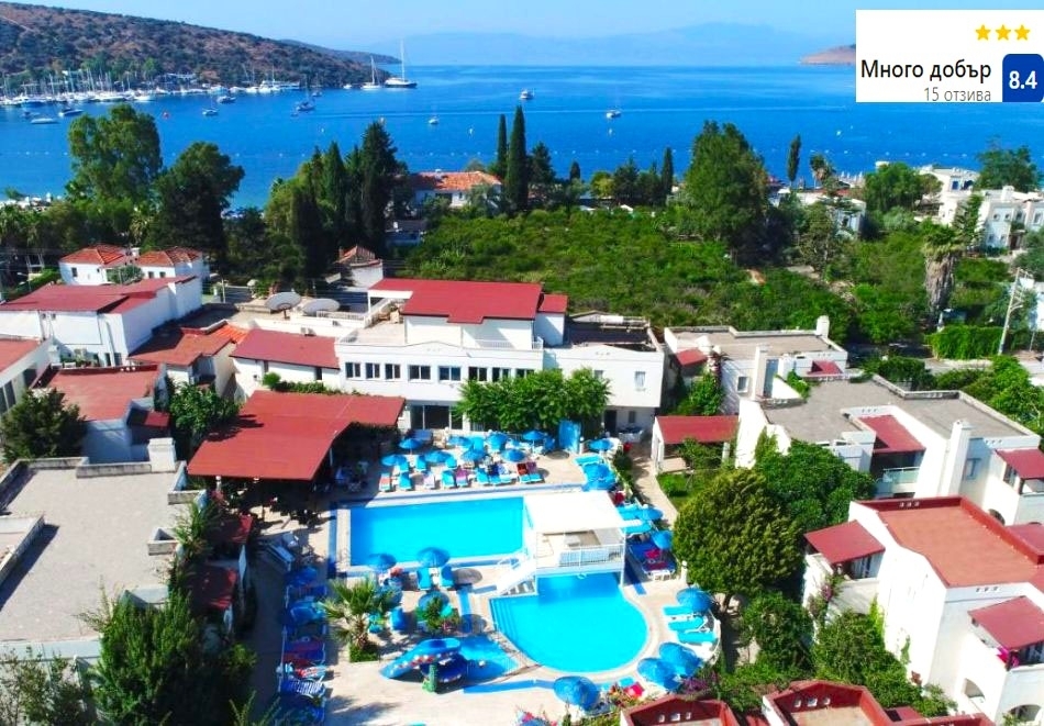 На 50м. от плажа в SUMMER GARDEN SUITES AND BEACH HOTEL, Бодрум, Турция. Чартърен полет от София + 7 нощувки за ДВАМА на база All Inclusive!