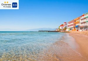 На 20м. от плажа в Паралия Катерини! Нощувка за ДВАМА със закуска и вечеря в Lito hotel, Гърция
