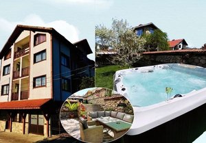 Нощувка със закуска + ползване на джакузи с минерална вода за един човек в къща за гости Александра, Добринище