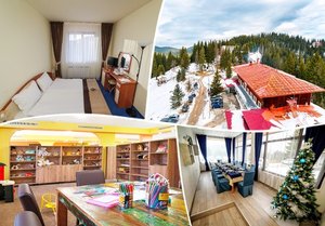 Зимна почивка в Пампорово! Нощувка на човек със закуска и вечеря и напитки + релакс зона в хотел Камена***