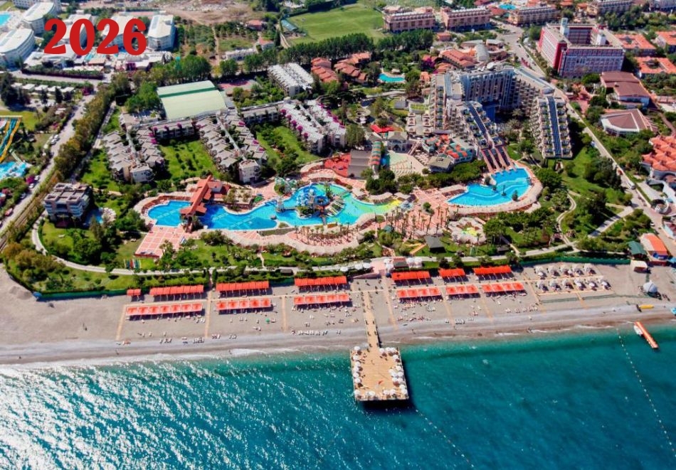 Нова година в Кемер, Турция! Транспорт + 4 нощувки на човек на база All inclusive + задължително доплащане за новогодишна вечеря в хотел LIMAK LIMRA HOTEL & RESORT 5* от Ню Сън Травел. Тръгване от Варна, Слънчев бряг и Бургас!