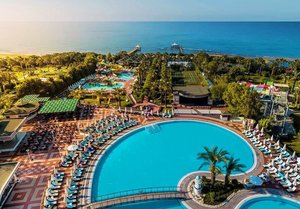 На първа линия в Сиде, Турция: 7 Аll Inclusive нощувки на човек в Turan Prince 5* + автобусен транспорт