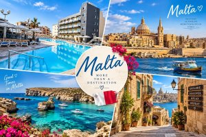 Почивка в Малта: Полет от София + 4 нощувки на човек със закуски в Topaz Hotel + възможност за посещение на о-в Гозо, трите древни града, Мдина и Рабат