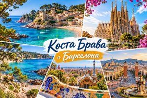 Почивка в Коста Брава, Испания: Самолетен билет от Варна + 7 нощувки на човек със закуски и вечери + панорамна обиколка на Барселона