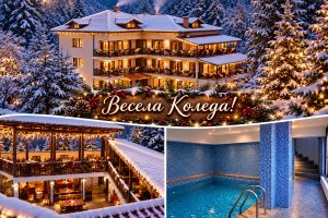 Коледа до Троян! 3 нощувки на човек със закуски и вечери, двете празнични + топъл басейн в Семеен хотел Илинден, Шипково