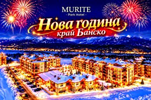 Нова година край Банско: 3 нощувки на човек със закуски и вечери, едната Празнична с петстепенно меню и Новогодишна програма + вътрешен басейн и релакс зона от Мурите Парк Хотел****