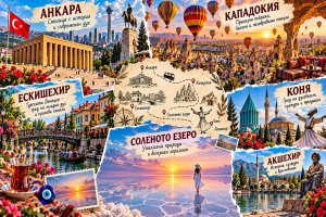 Екскурзия до Кападокия, Анкара и Коня: Транспорт от София + 5 нощувки на човек със закуски и 4 вечери + посещение на Ескишехир от ТА Йонека Турс
