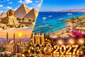 Нова Година в Египет: Чартърен полет от София + 6 нощувки на All Inclusive в Magic Beach Hotel 4* + 1 нощувка със закуска, обяд, вечеря и посещение на пирамидите в Кайро. Доплащане за Новогодишна вечеря.
