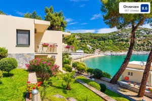 Ранни записвания на първа линия в Кавала, Гърция: Нощувка на база Ultra All Inclusive + чадър и шезлонг на плажа в Tosca Beach Hotel****. Дете до 12г. БЕЗПЛАТНО!