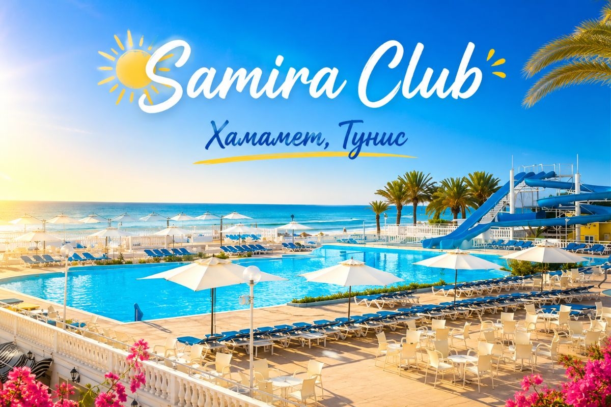 Ранни записвания 2027 на първа линия в Хамамет, Тунис: Полет от Варна + 7 All Inclusive нощувки в хотел Samira Club