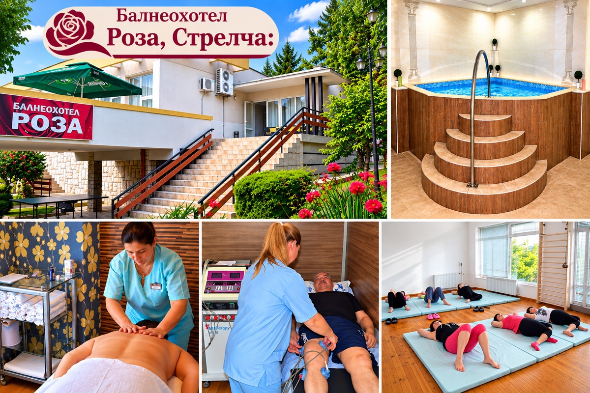 Балнеохотел Роза, Стрелча